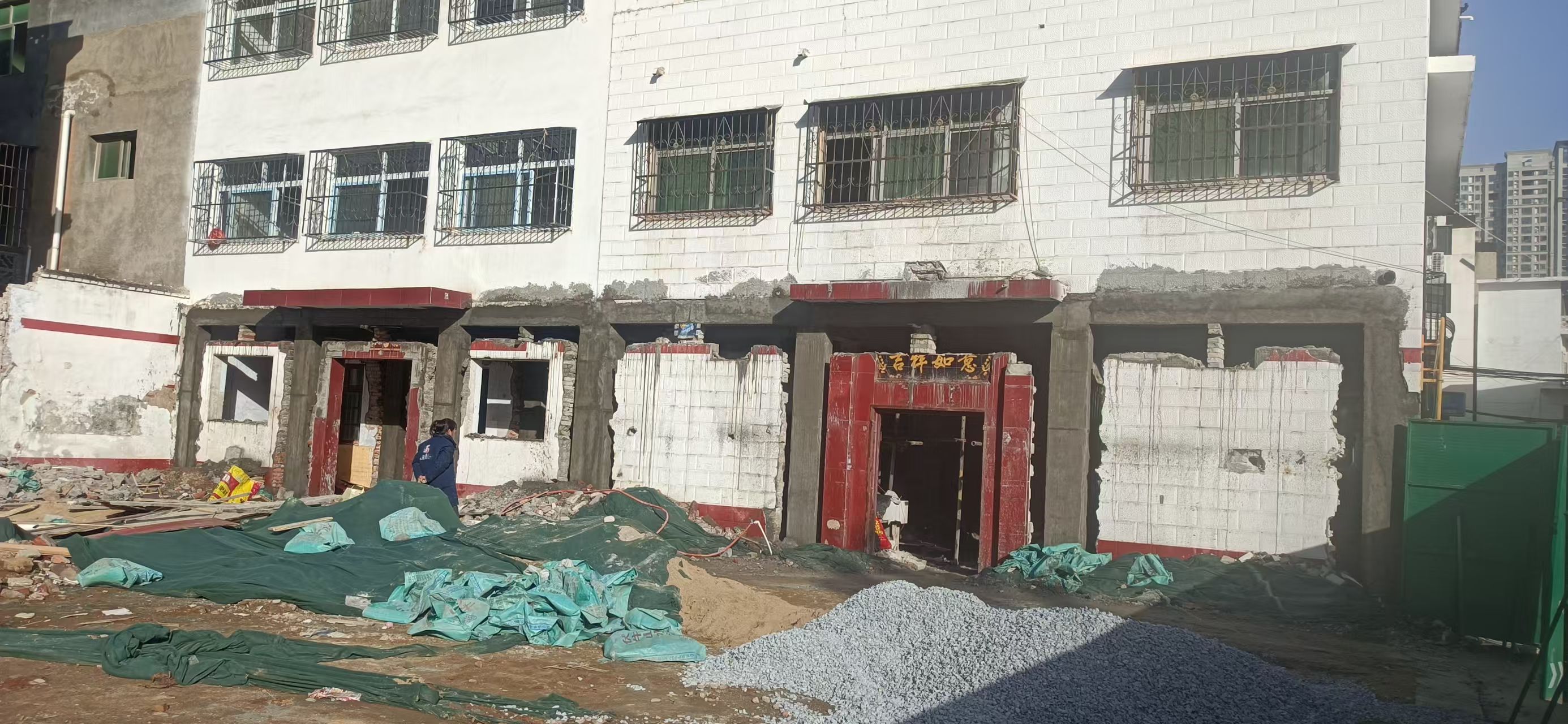 顺河回族区承重墙改梁危房加固 - 方案